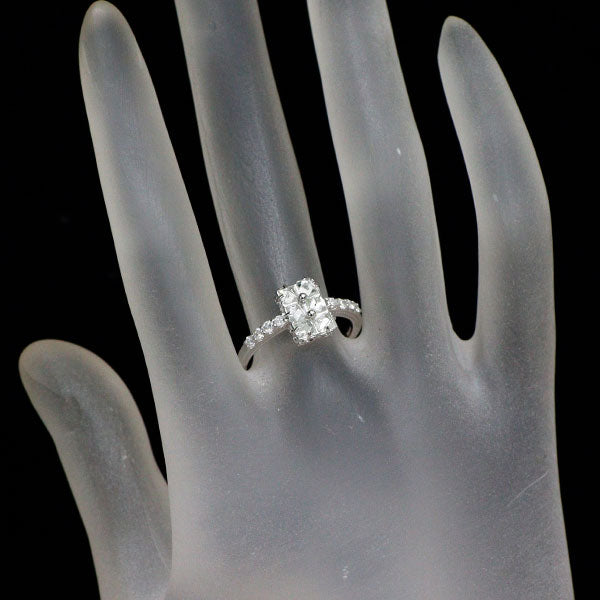 K18WG ダイヤモンド リング 0.80ct