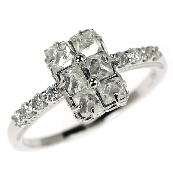 K18WG ダイヤモンド リング 0.80ct