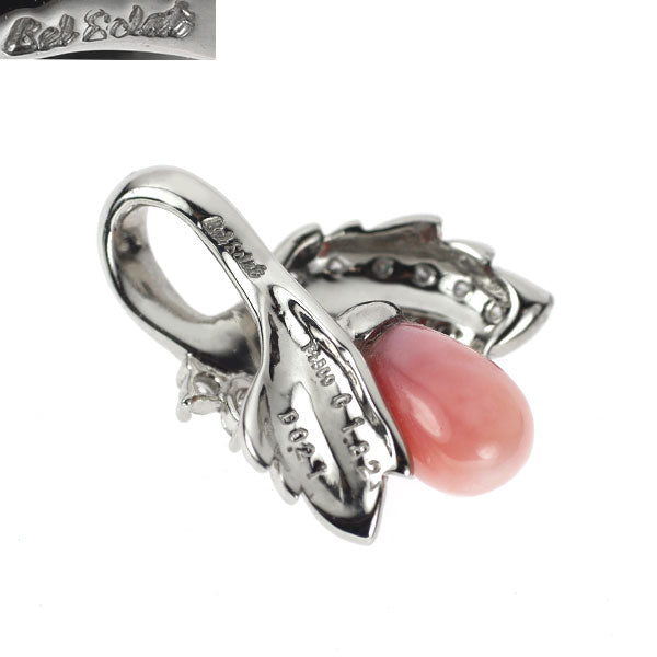 ベルエクラ/BelEclat Pt900 コンクパール ダイヤモンド ペンダントトップ 1.82ct D0.21ct