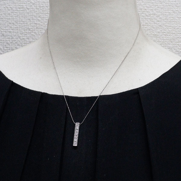 Pt900/ Pt850 ダイヤモンド ペンダントネックレス 0.50ct