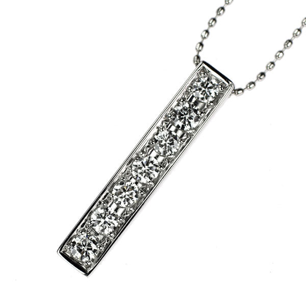 Pt900/ Pt850 ダイヤモンド ペンダントネックレス 0.50ct