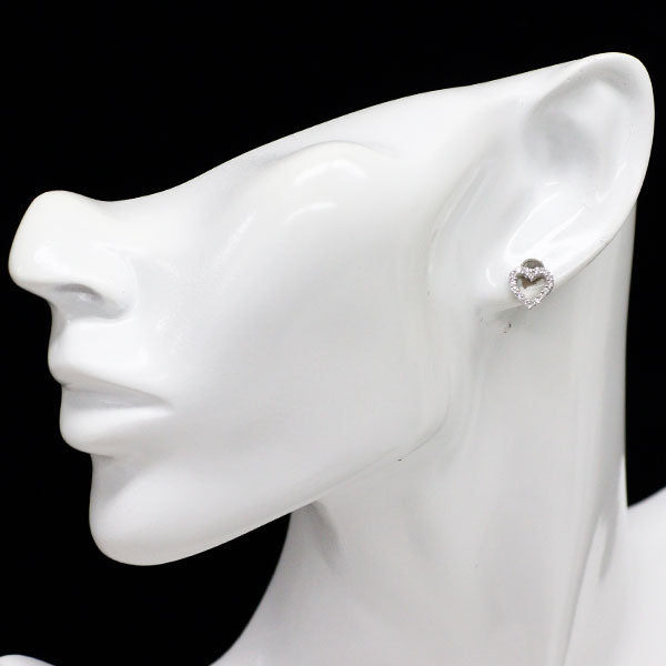 ベリテ K18WG H&C ダイヤモンド ピアス 0.30ct ハート