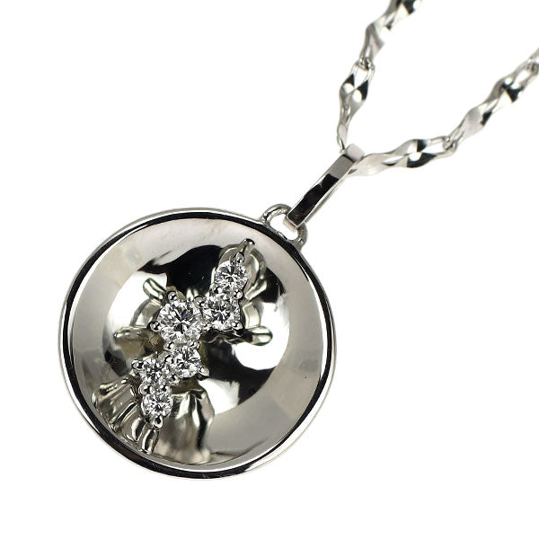 Pt1000 ダイヤモンド ペンダントネックレス 0.11ct
