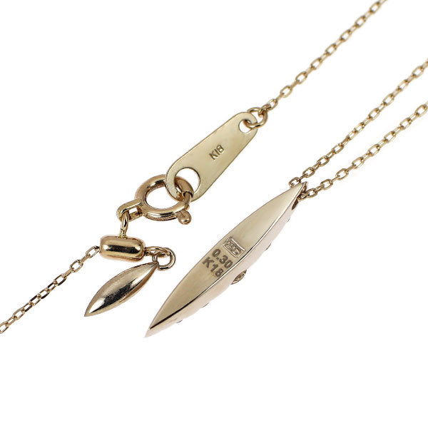 カシケイ/Kashikey K18BG ブラウン ダイヤモンド ペンダントネックレス 0.30ct ネイキッド