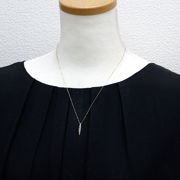 カシケイ/Kashikey K18BG ブラウン ダイヤモンド ペンダントネックレス 0.30ct ネイキッド