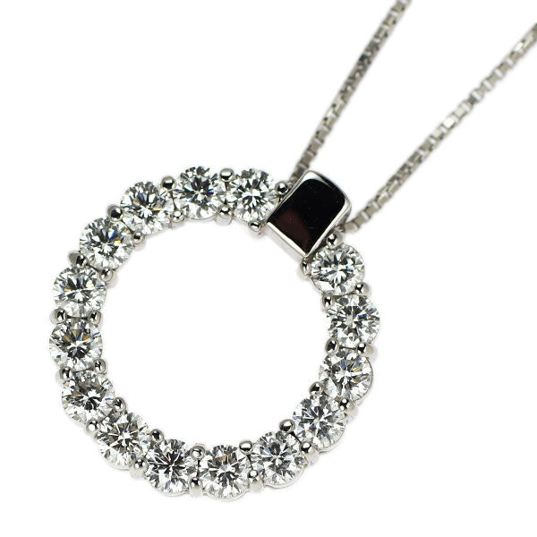 Pt900/ Pt850 ダイヤモンド ペンダントネックレス 1.60ct