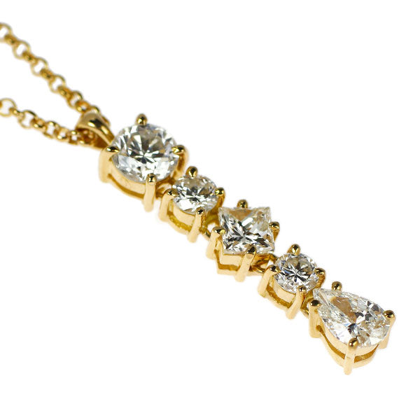 K18YG ダイヤモンド ペンダントネックレス 1.53ct