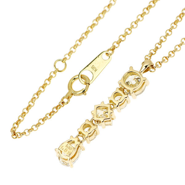 K18YG ダイヤモンド ペンダントネックレス 1.53ct