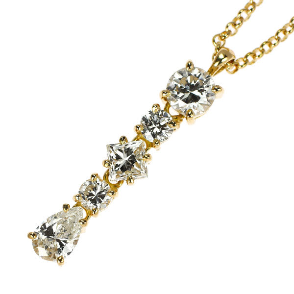 K18YG ダイヤモンド ペンダントネックレス 1.53ct