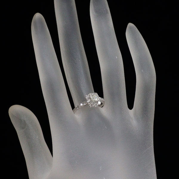 Pt900 ダイヤモンド リング 0.36ct D0.69ct