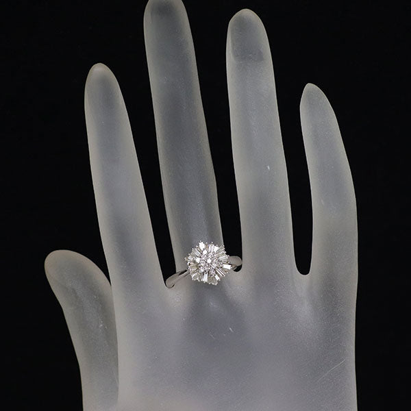 K18WG ダイヤモンド リング 0.43ct