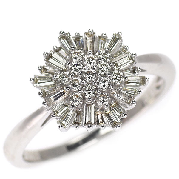 K18WG ダイヤモンド リング 0.43ct