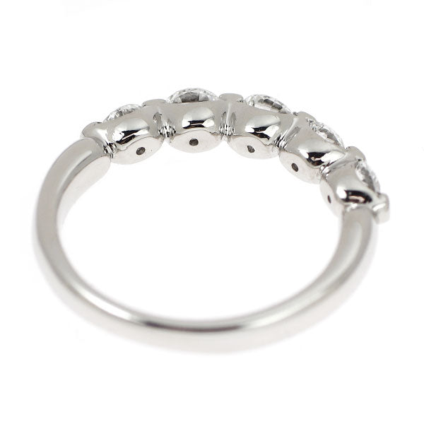 Pt900 H&C ダイヤモンド リング 0.571ct 一文字 ピンキー