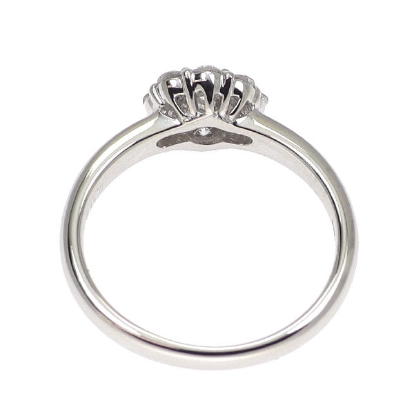 Pt900 ダイヤモンド リング 0.110ct D0.27ct
