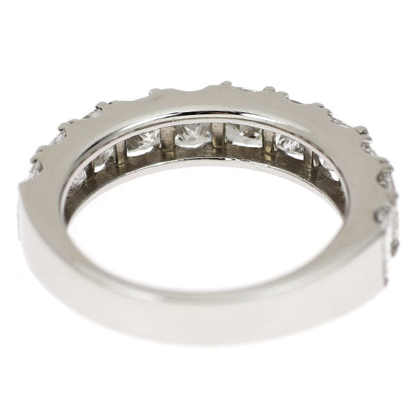 新品 Pt950 プリンセスカット ダイヤモンド リング 3.000ct D-H SI1-2 ハーフエタニティ