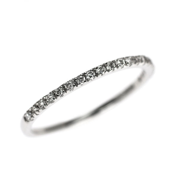 新品 Pt900 ダイヤモンド リング 0.11ct ピンキー ハーフエタニティ