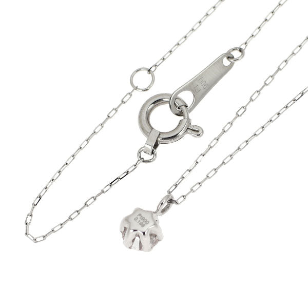 新品 希少 Pt900 天然ピンク ダイヤモンド ペンダントネックレス 0.198ct VLOP I1