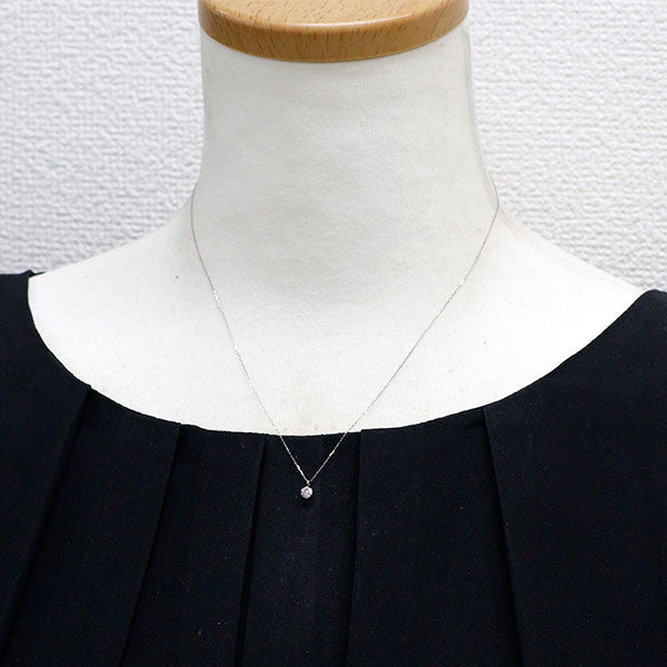 新品 希少 Pt900 天然ピンク ダイヤモンド ペンダントネックレス 0.198ct VLOP I1
