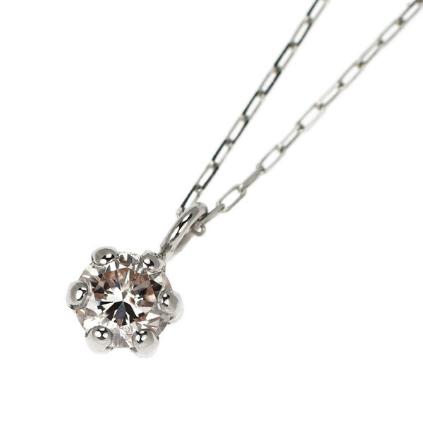 新品 希少 Pt900 天然ピンク ダイヤモンド ペンダントネックレス 0.148ct VLOP I1