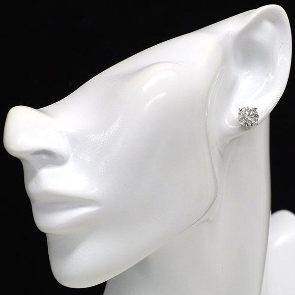 新品 Pt900/ Pt950 片側LDH ダイヤモンド ピアス 4.135ct I/J I1 VG
