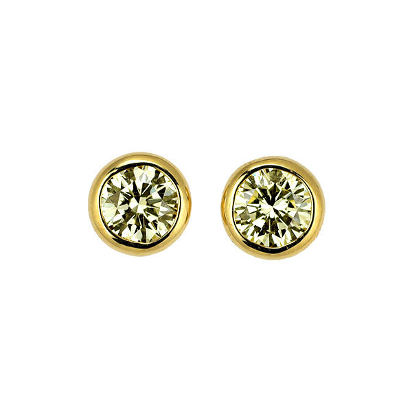 新品 K18YG ダイヤモンド ピアス 0.617ct VLY VS1-2 EX