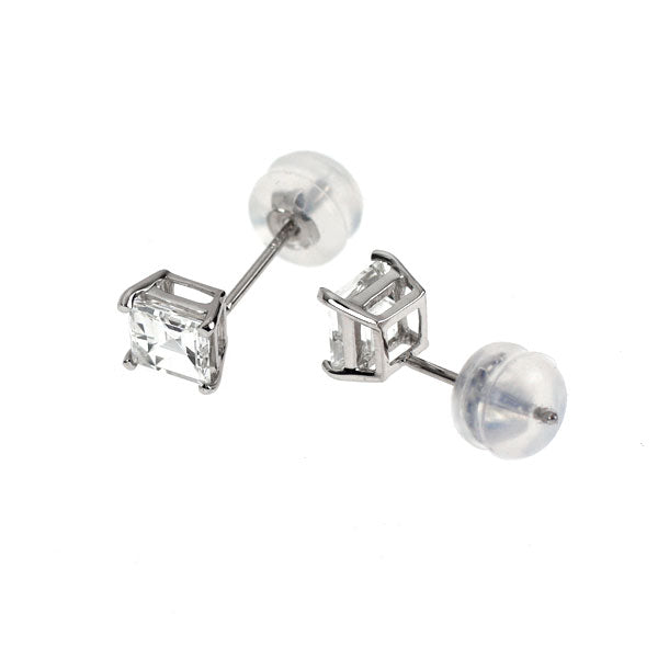 新品 Pt900 カレカット ダイヤモンド ピアス 0.882ct F/G VVS2/VS1