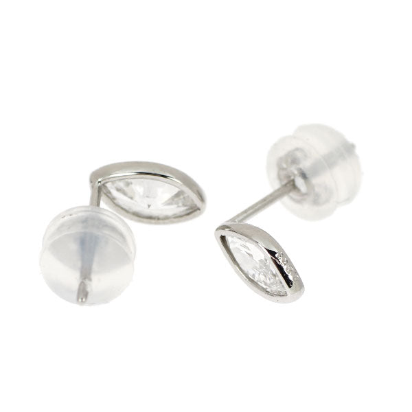 新品 Pt900 マーキスカット ダイヤモンド ピアス 0.517ct E/F SI1-2