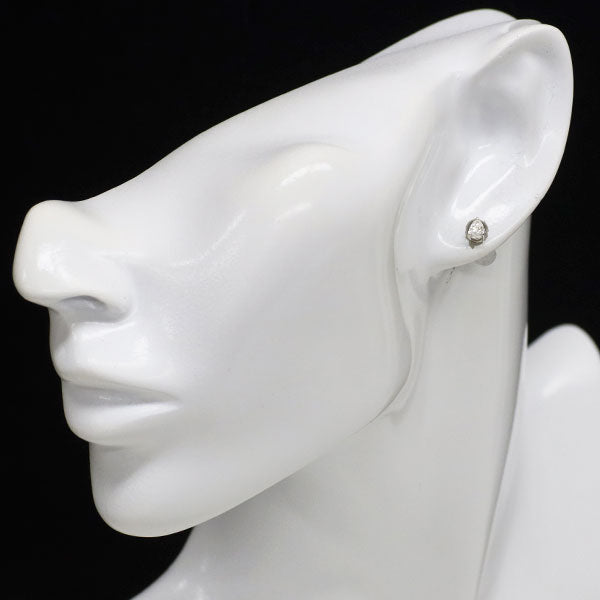 新品 Pt900 ペアシェイプ ダイヤモンド ピアス 0.526ct F/G SI1-2