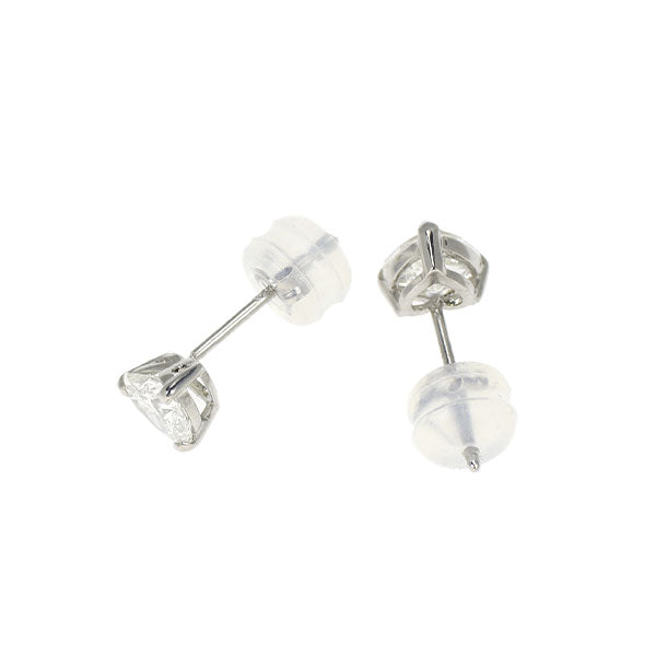 新品 Pt900 ハートシェイプ ダイヤモンド ピアス 0.708ct I SI1-2