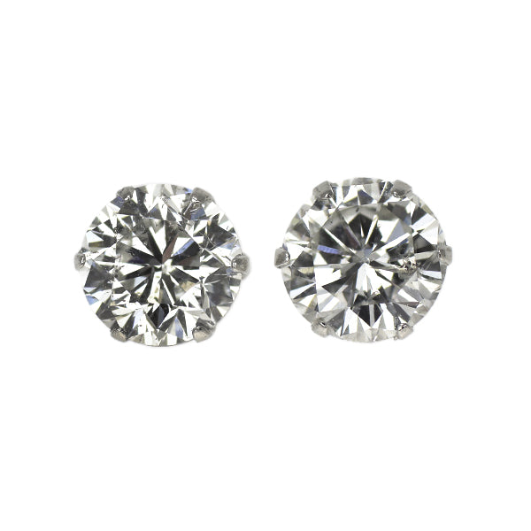 新品 Pt900 ダイヤモンド ピアス 1.177ct H I1 G