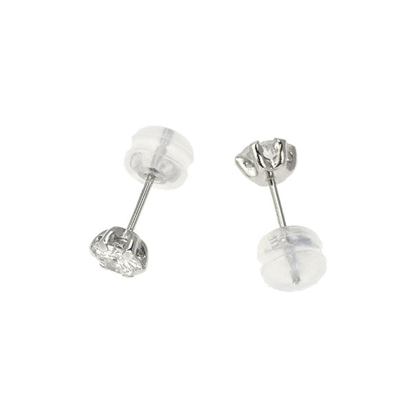 新品 Pt900 サーキュラーブリリアントカット ダイヤモンド ピアス 0.607ct H SI2