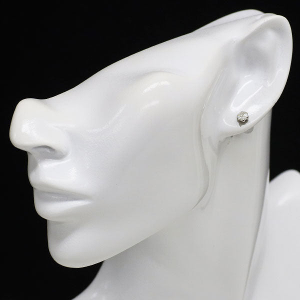 新品 Pt900 サーキュラーブリリアントカット ダイヤモンド ピアス 0.607ct H SI2