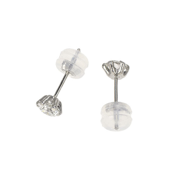 新品 Pt900 サーキュラーブリリアントカット ダイヤモンド ピアス 0.550ct H SI1-2