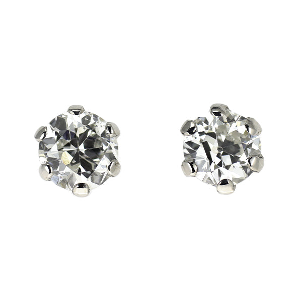 新品 Pt900 ダイヤモンド ピアス 0.650ct G I1 EX