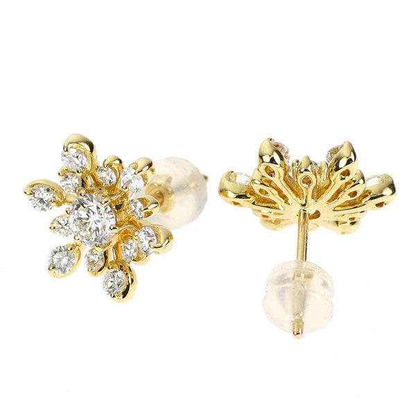 K18YG ダイヤモンド ピアス 1.10ct