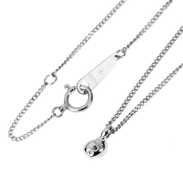 Pt850 ダイヤモンド ペンダントネックレス 0.11ct