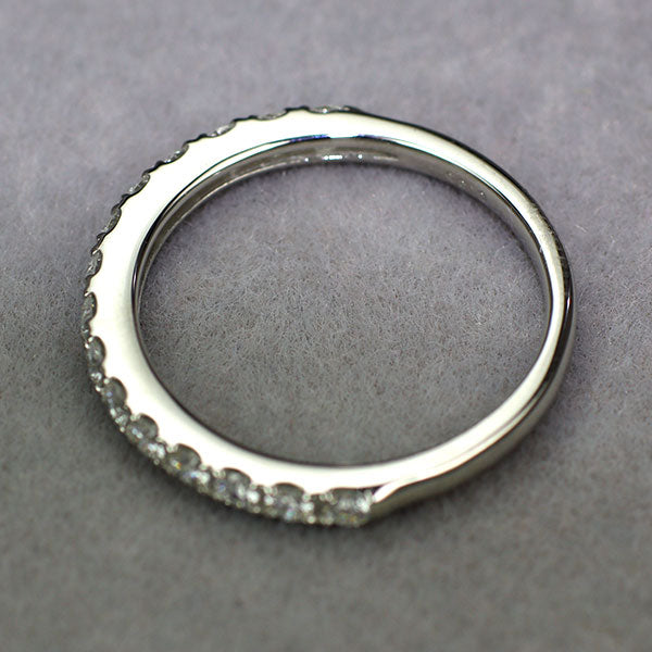新品 Pt950 H&C ダイヤモンド リング 0.35ct 【エスコレ】 ハーフエタニティ