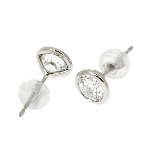 新品 Pt950/ Pt900 ダイヤモンド ピアス 1.078ct D/F SI2 VG 【エスコレ】
