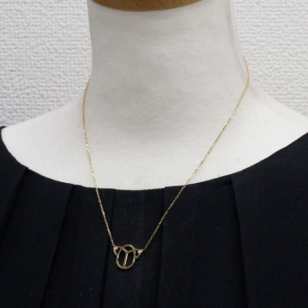カルティエ K18YG ダイヤモンド ペンダントネックレス スカラベ