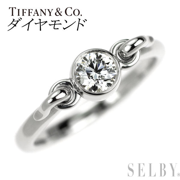 ティファニー Pt950 ダイヤモンド リング スワン