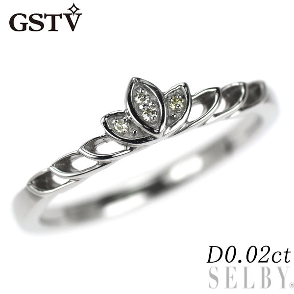 GSTV Pt950 ダイヤモンド リング 0.02ct