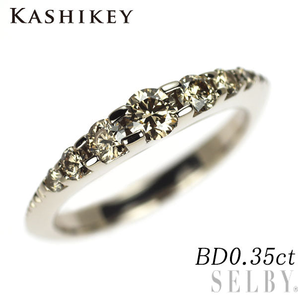 カシケイ/Kashikey K18BG ブラウンダイヤモンド リング 0.35ct ネイキッド