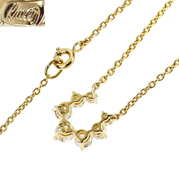 クイーン/Queen K18YG ダイヤモンド ペンダントネックレス 1.05ct