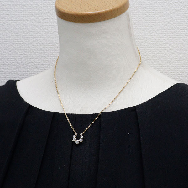 クイーン/Queen K18YG ダイヤモンド ペンダントネックレス 1.05ct