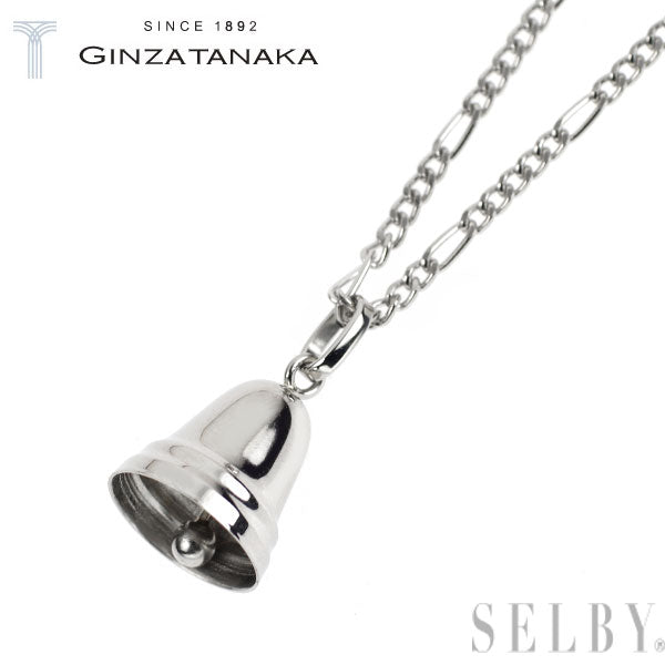 GINZA TANAKA/田中貴金属 Pt850 ペンダントネックレス 鈴 ベル