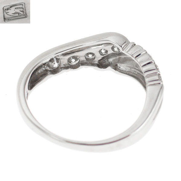 セイコー Pt900 ダイヤモンド リング 0.52ct