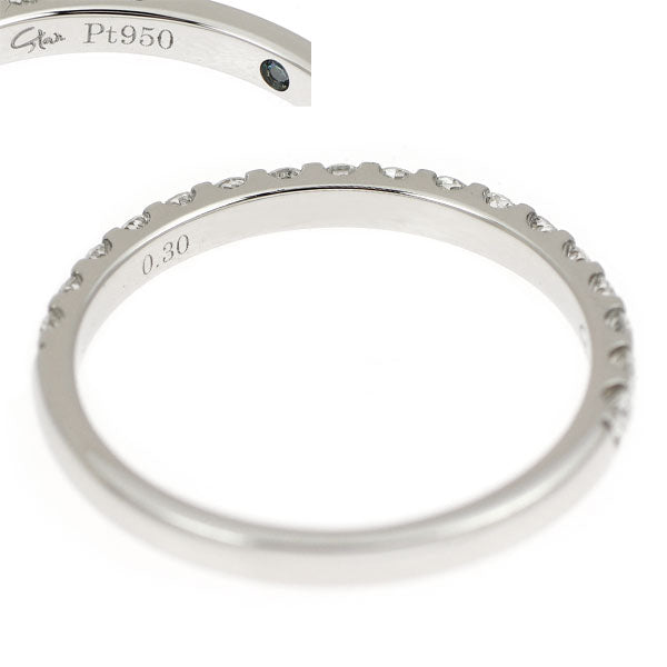スタージュエリー Pt950 ダイヤモンド リング 0.30ct ハーフエタニティ