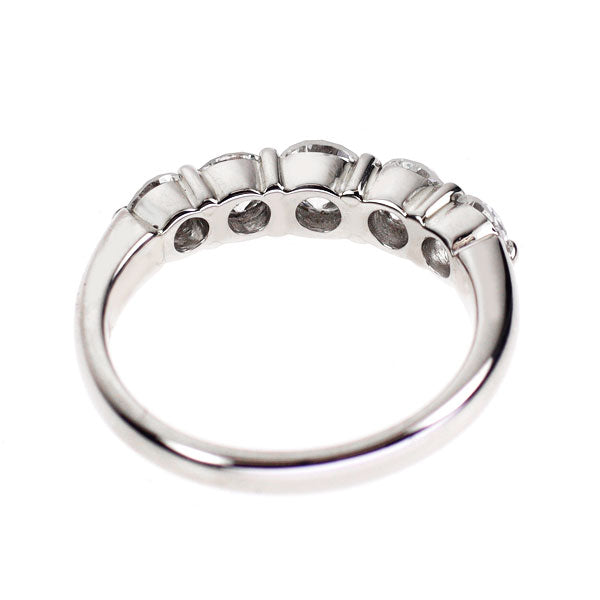 Pt900 ダイヤモンド リング 1.09ct 一文字