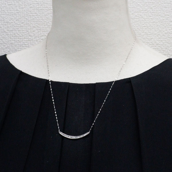 K18WG ダイヤモンド ペンダントネックレス 0.25ct