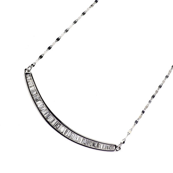 K18WG ダイヤモンド ペンダントネックレス 0.25ct
